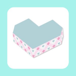 Caja Corazón Geométrico